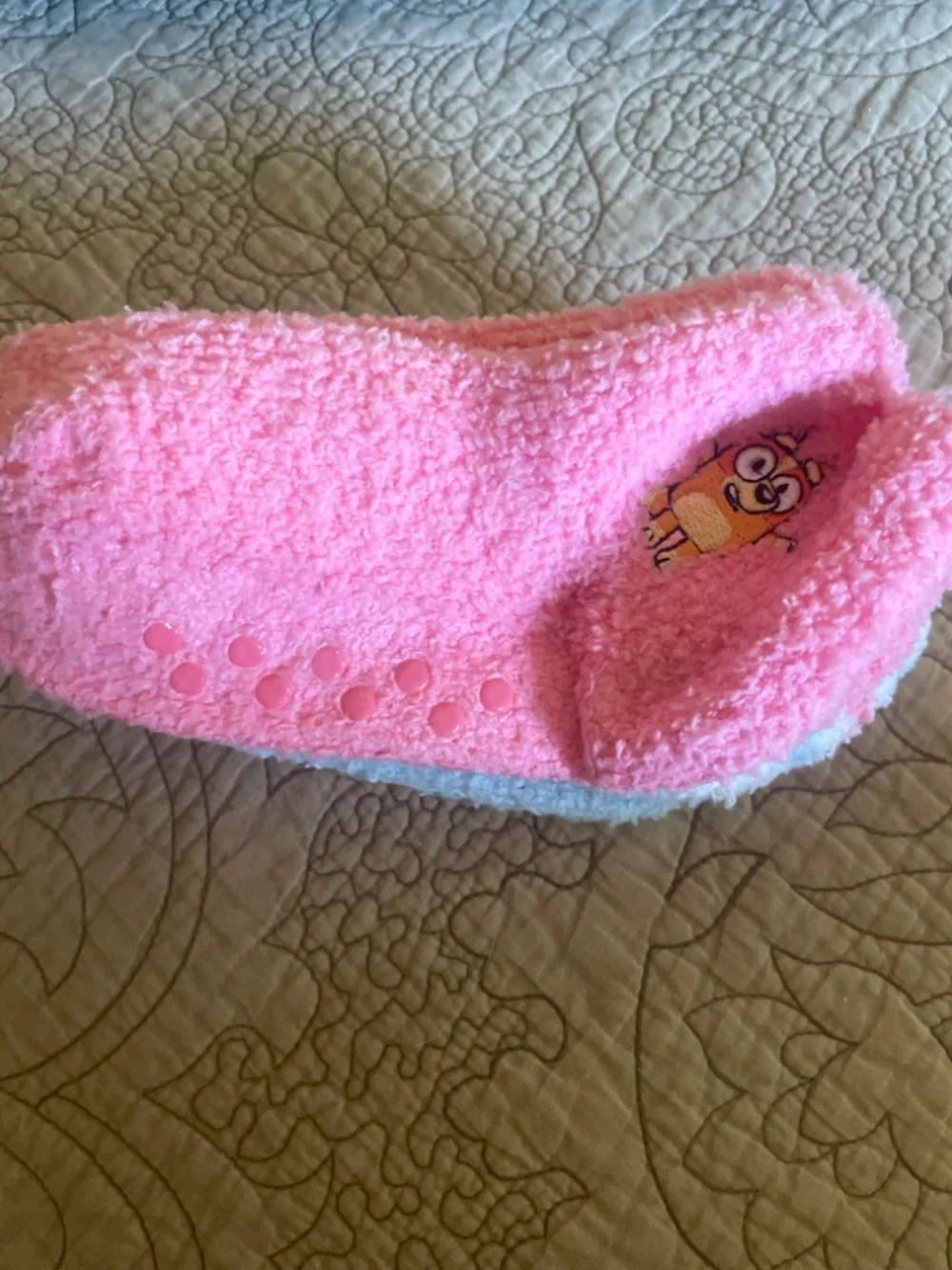 Bluey sock size 10-4 kids